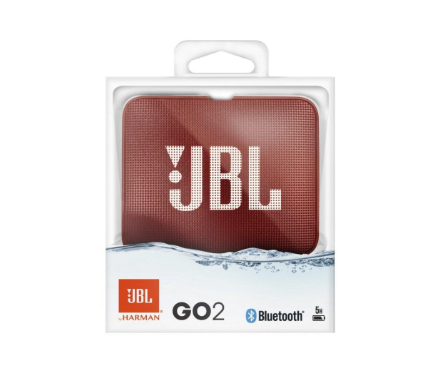 JBL GO 2 CZERWONY Z ZESTAWEM GLOSNOMÓWIACYM - 427974 - zdjęcie 5